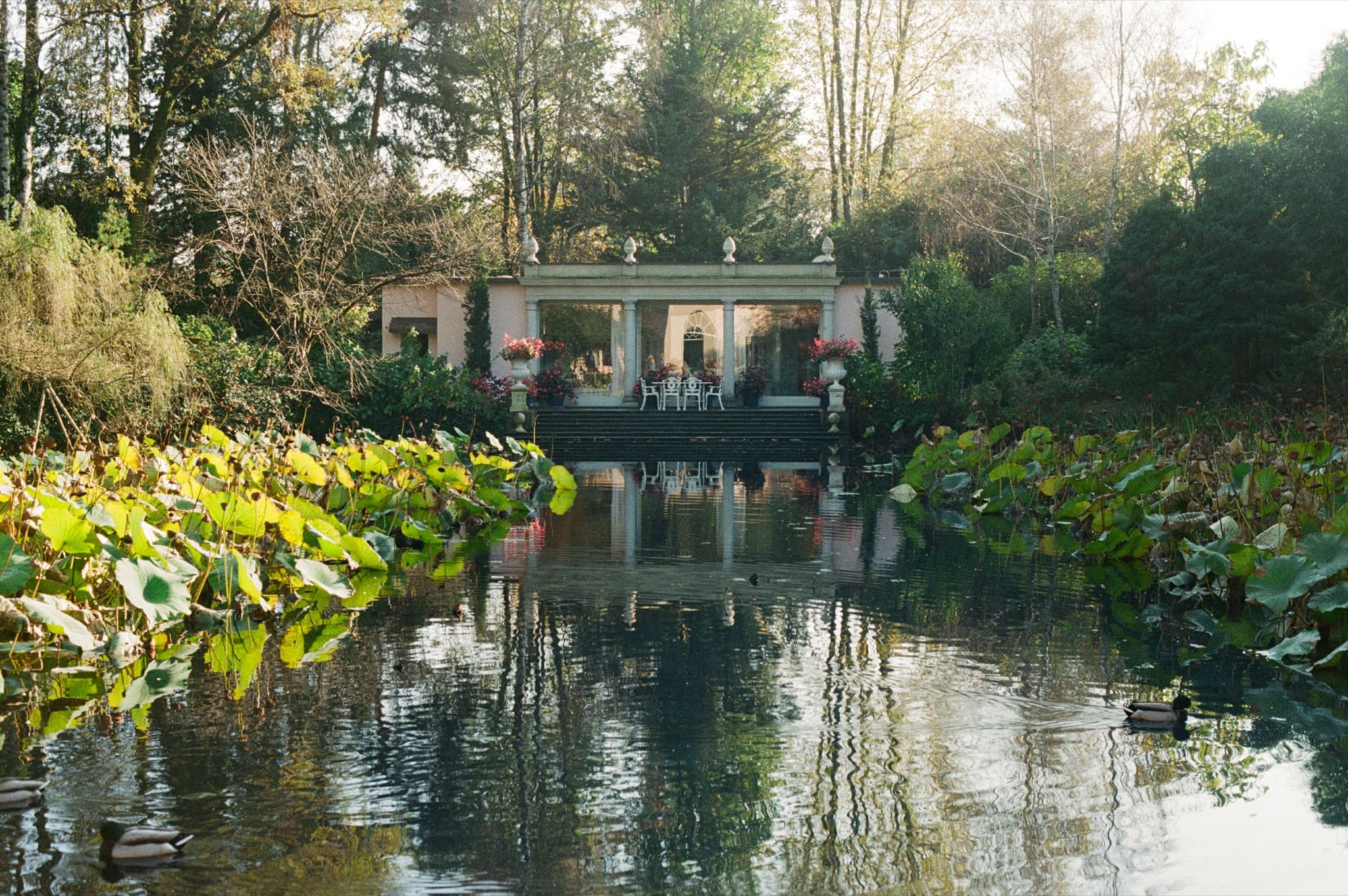 Romantic villa on a private lake